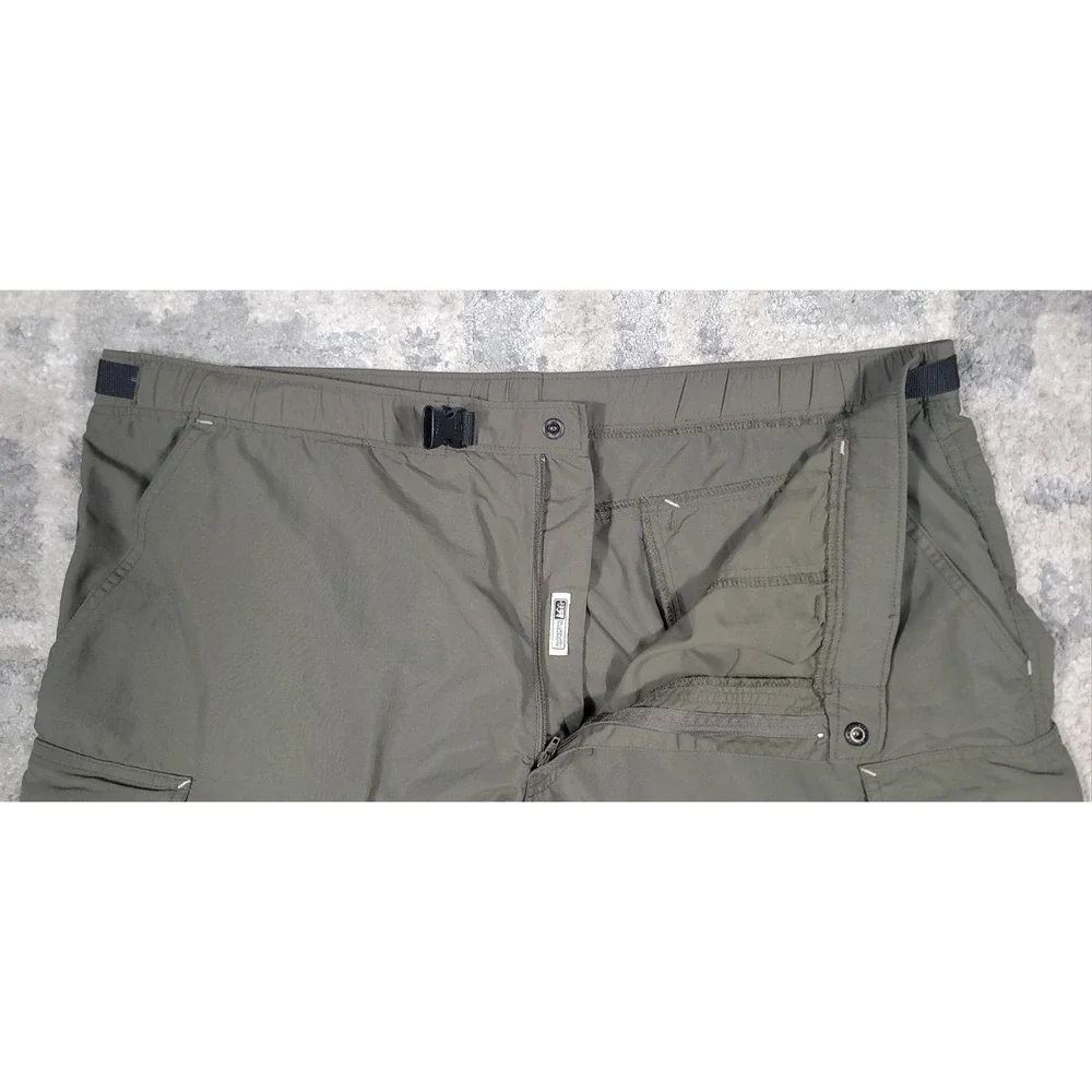 REI Co-Op Men's Green Cargo‎ Performance Outdoor Hiking Chino Shorts Sz 40x7.5